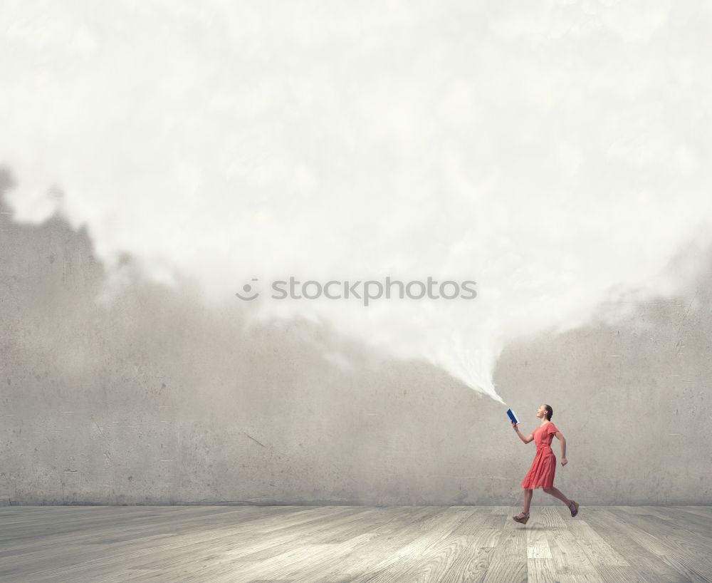 Similar – Image, Stock Photo longing Woman Adults Head