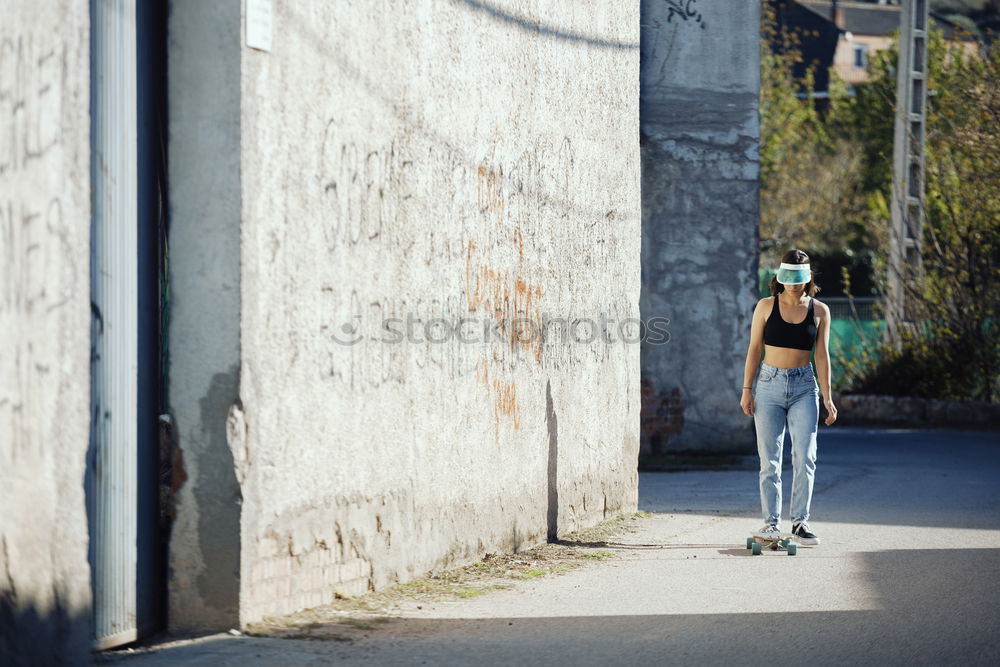 Similar – Image, Stock Photo Pretty woman posing on stairs