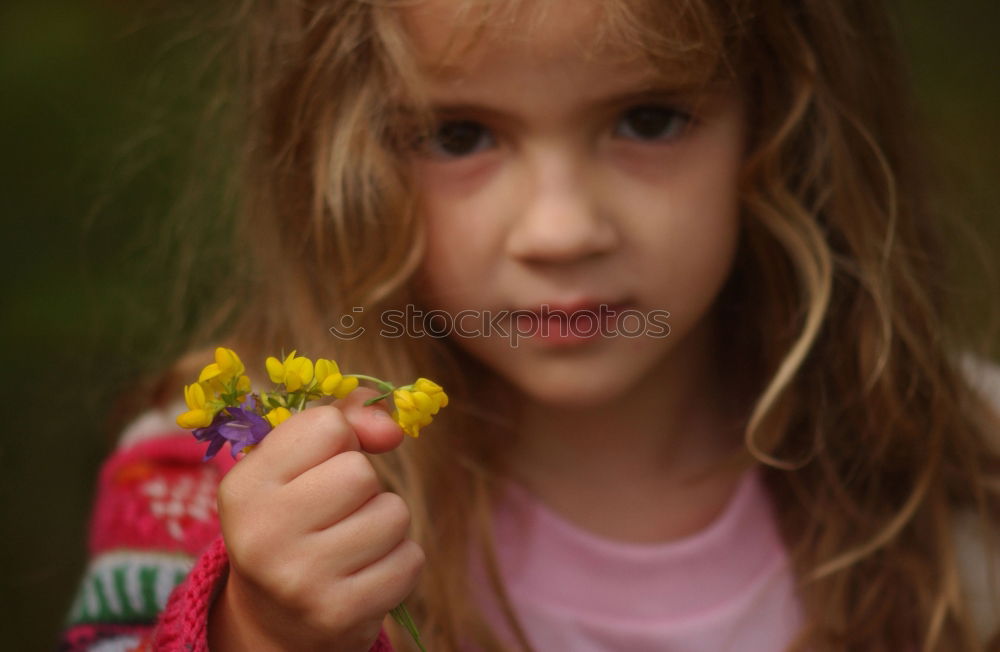 Similar – Image, Stock Photo Nina and the Butterfly