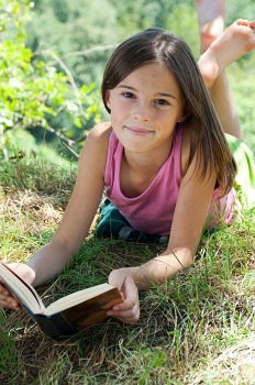 Similar – Image, Stock Photo Little baby girl watching a book with pictures