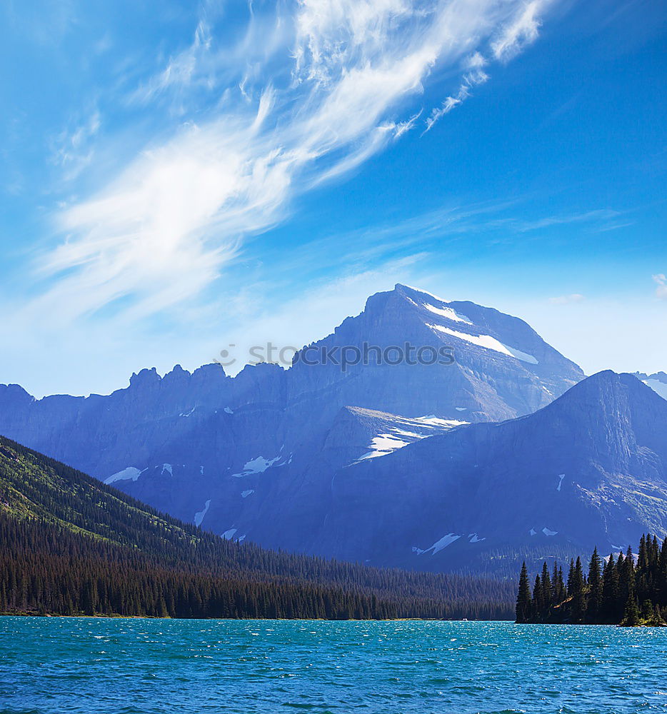 Similar – Image, Stock Photo Summer day at beautiful Moraine Lake