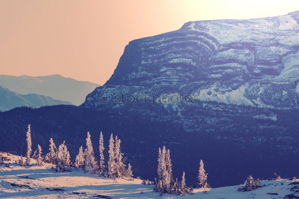 Similar – Snowy Mountains in New Zealand III