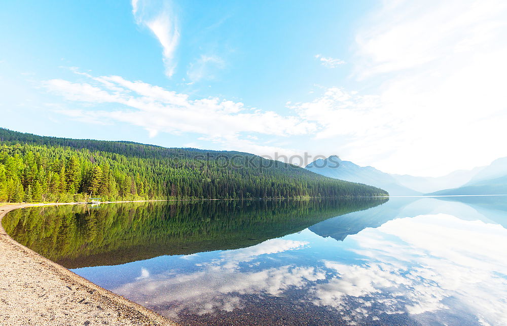 Similar – Image, Stock Photo Woman enjoying an alpine scenery