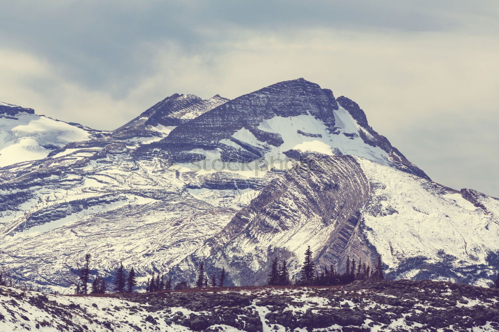 Similar – Image, Stock Photo first snow a year Tourism