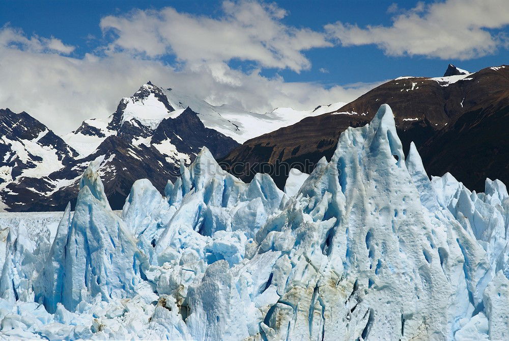 Similar – Image, Stock Photo Side view of Perito Moreno Glacier, Argentina