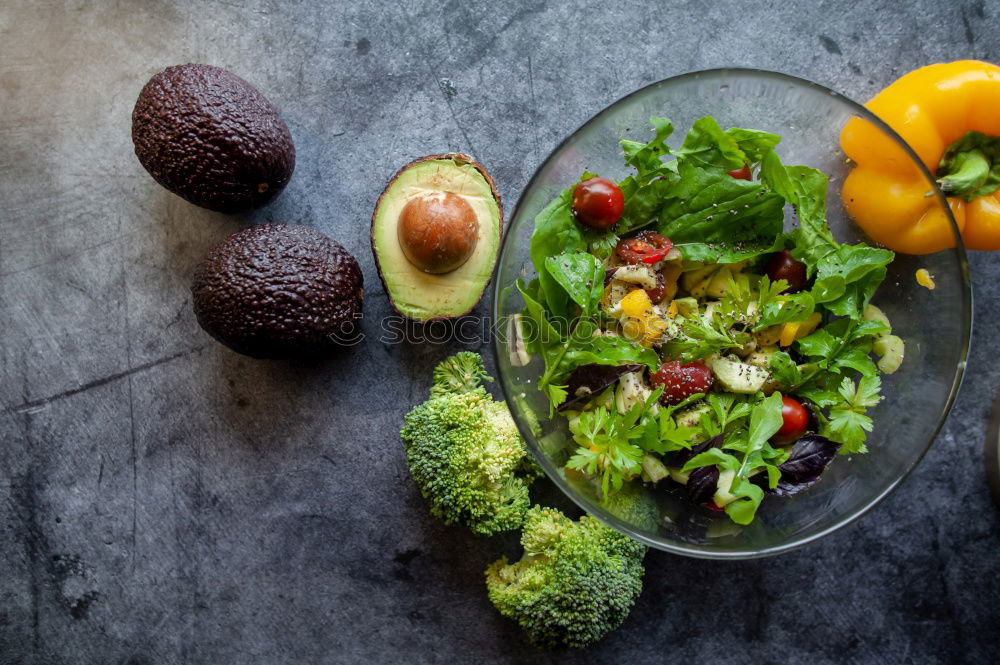 Similar – Image, Stock Photo Romanesco and fresh vegetables in bowl