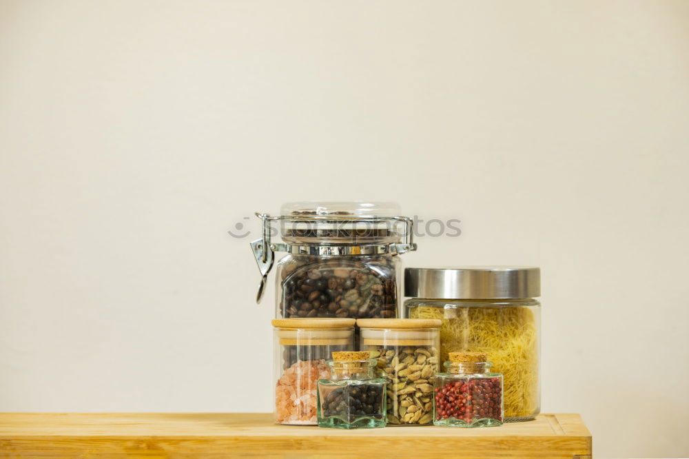 Similar – empty preserving jars on a shelf