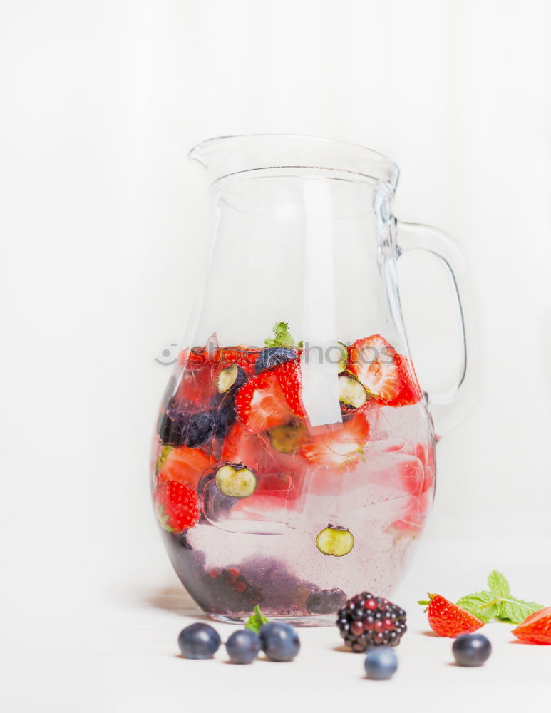 Similar – Image, Stock Photo Water with berries in glass