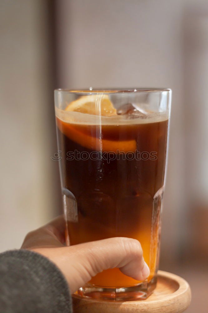 Similar – Cold espresso coffee glass