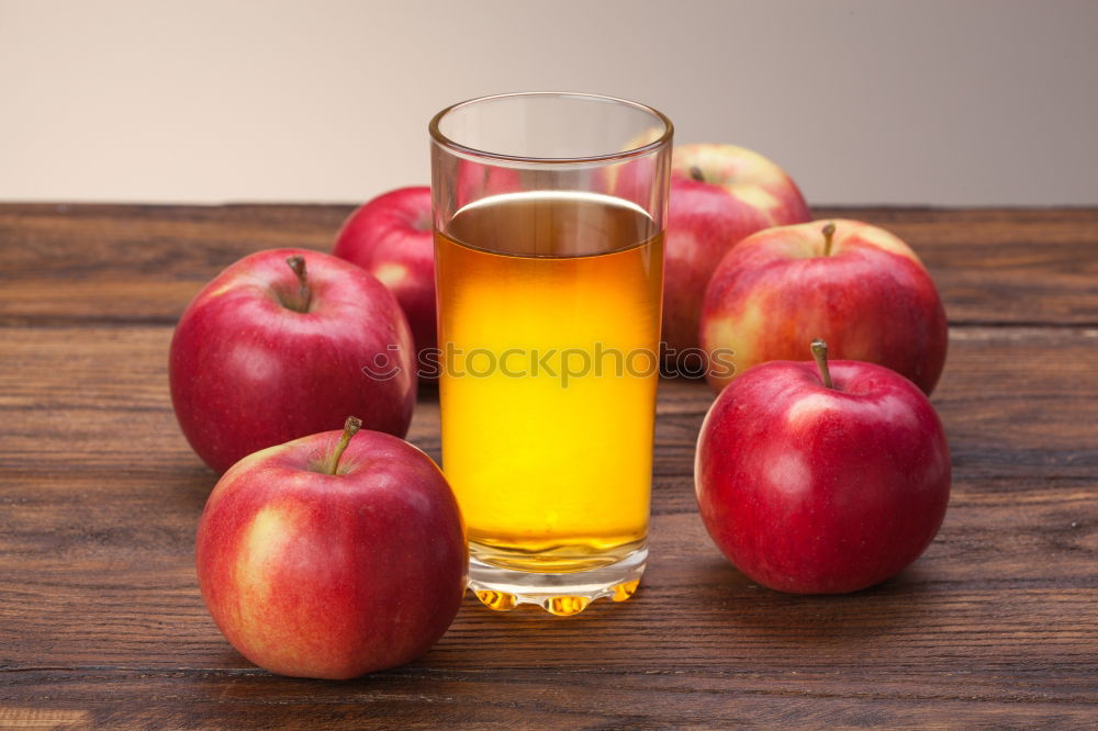 Similar – Image, Stock Photo Homemade cider from ripe apples