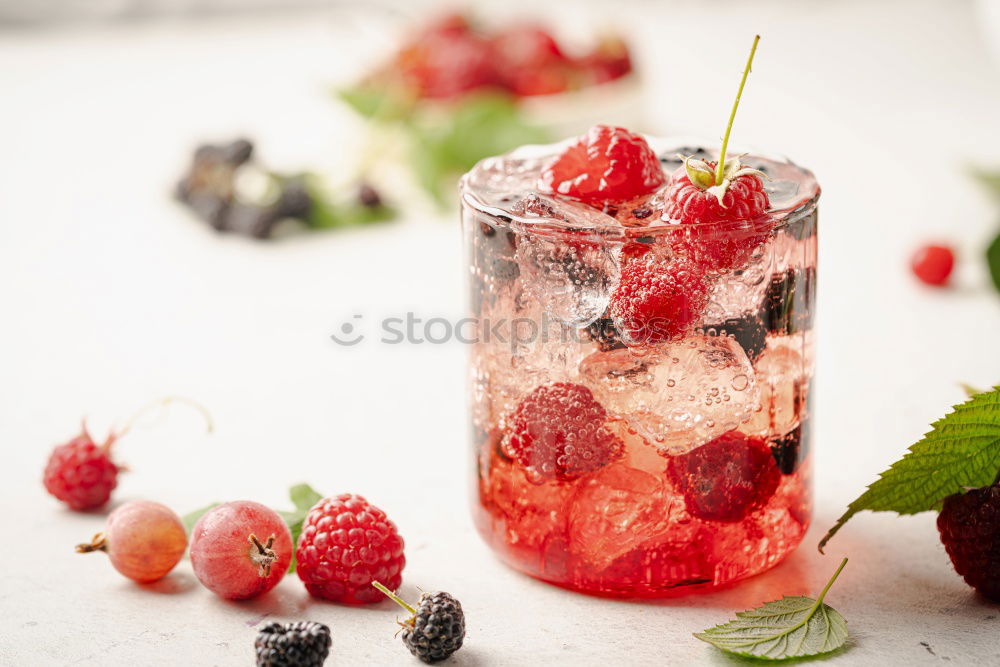 Similar – Blackberry Mocktail