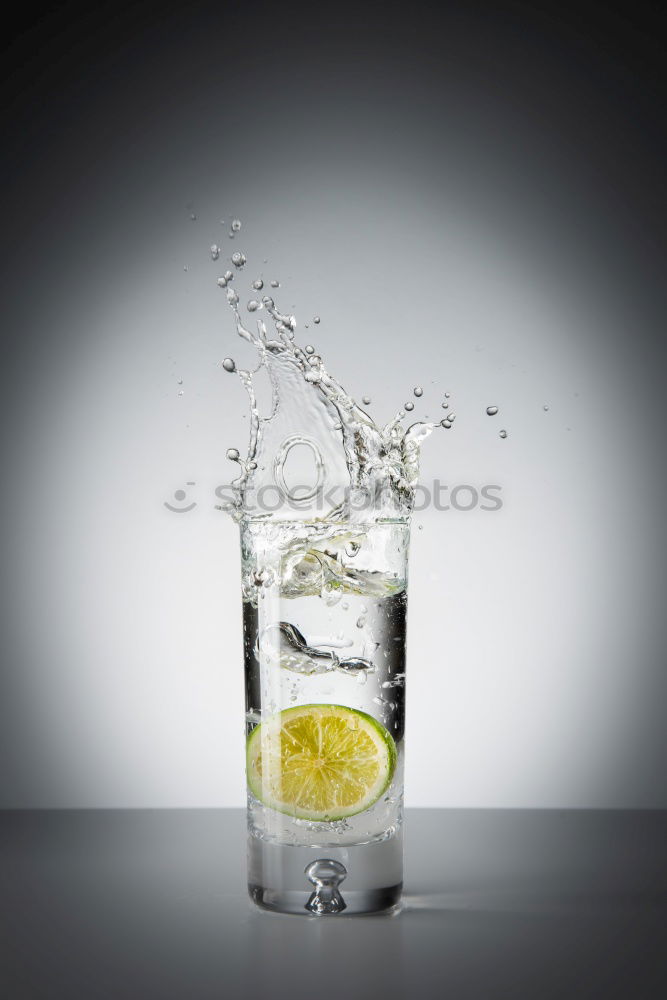 Similar – Image, Stock Photo Lime juice in bottle with fruits and juicer