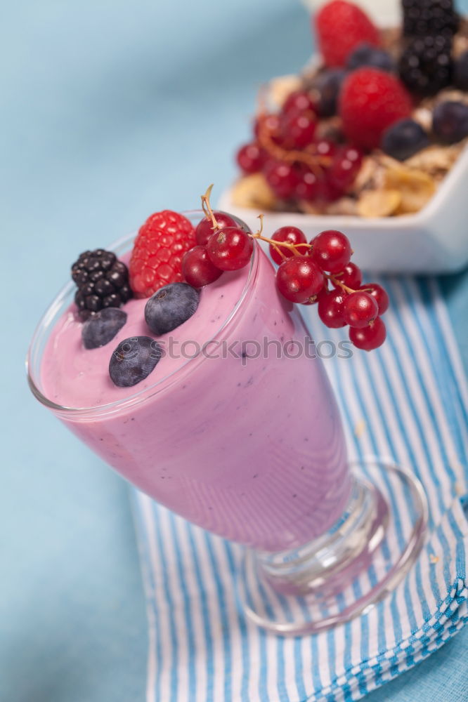 Similar – Image, Stock Photo blueberry yoghurt Yoghurt