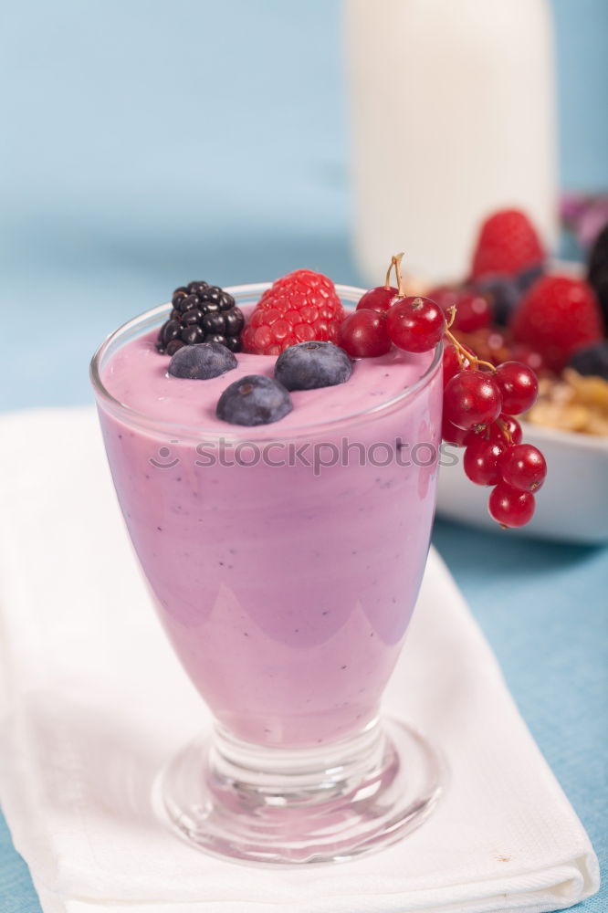 Similar – Image, Stock Photo blueberry yoghurt Yoghurt