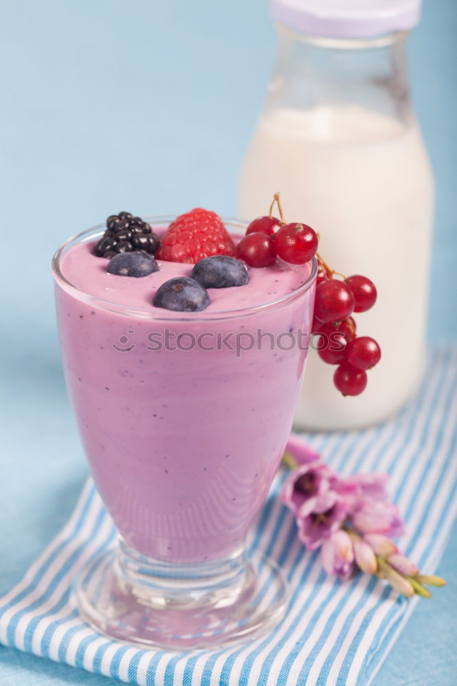 Similar – Image, Stock Photo blueberry yoghurt Yoghurt