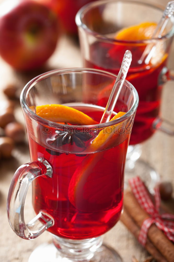 Similar – Image, Stock Photo Sangria drink in glass on wood