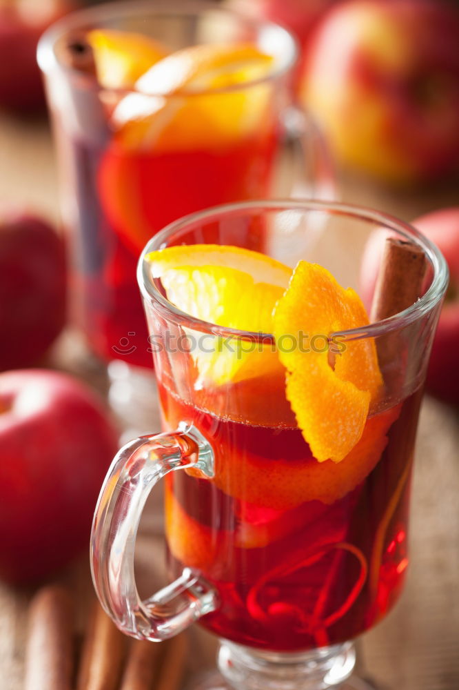 Similar – Punch with fruits sangria