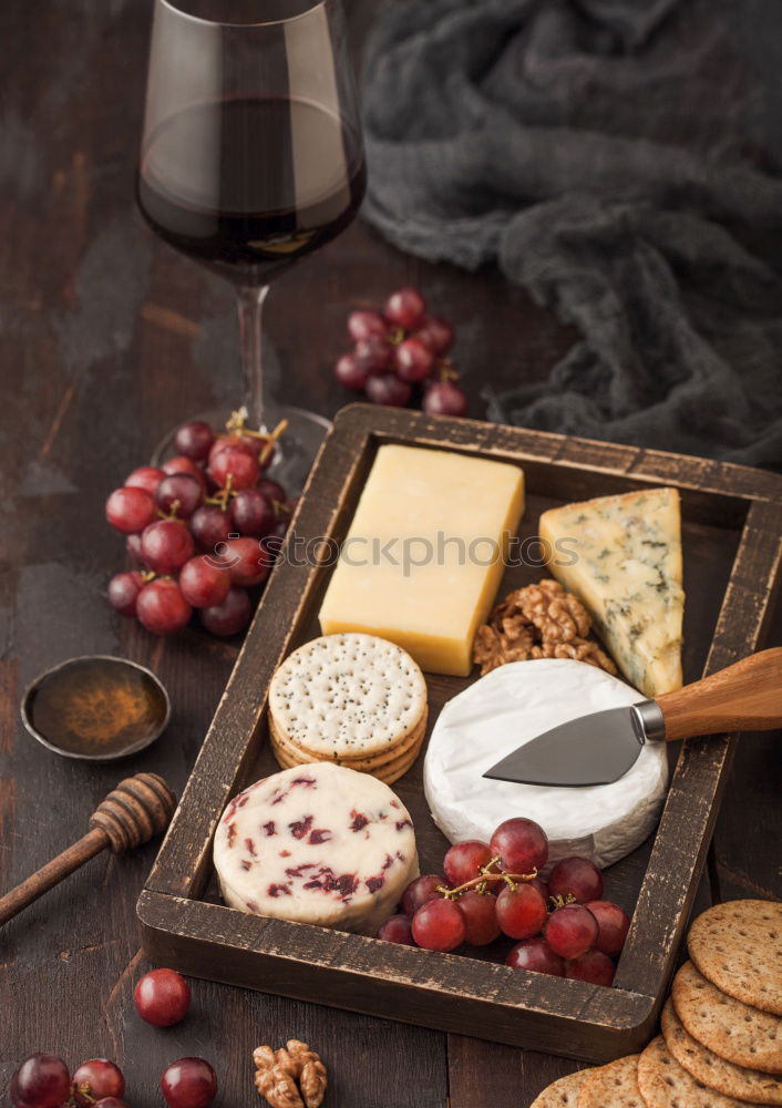 Similar – Image, Stock Photo Wine and cheese Food