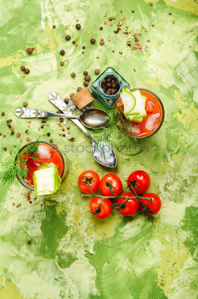 Similar – Image, Stock Photo Colourful tomatoes for cooking