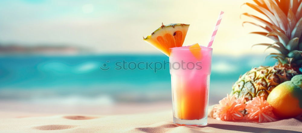 Similar – Image, Stock Photo Healthy fruit platter with pineapple, oranges and watermelon