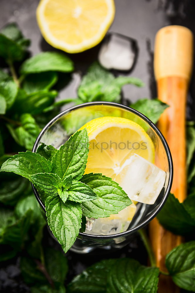 Image, Stock Photo Ingredients for lemonade or cocktails