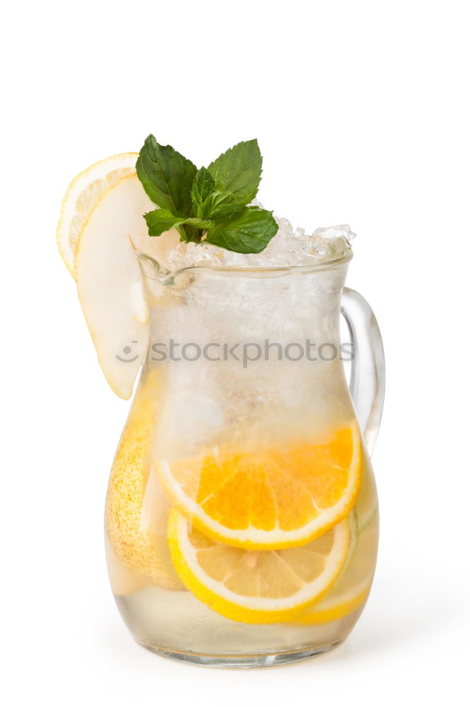 Similar – Image, Stock Photo Delicious soft drink with carrot, lemon and parsley on white table