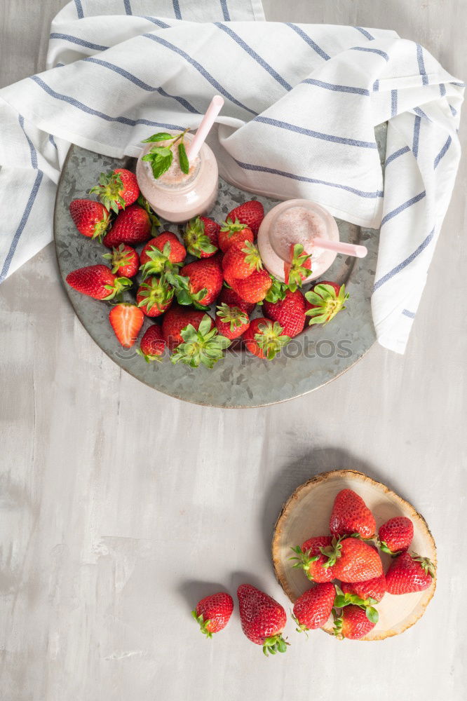 Similar – Chia pudding Strawberry parfait with greek yogurt and nuts