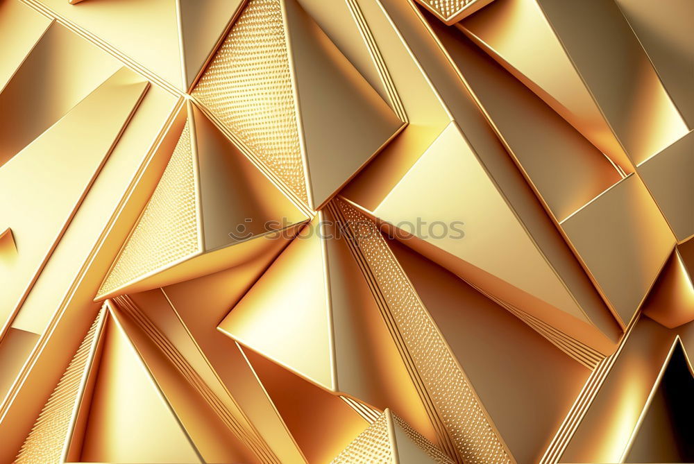 Similar – Image, Stock Photo Golden wavy squares Design