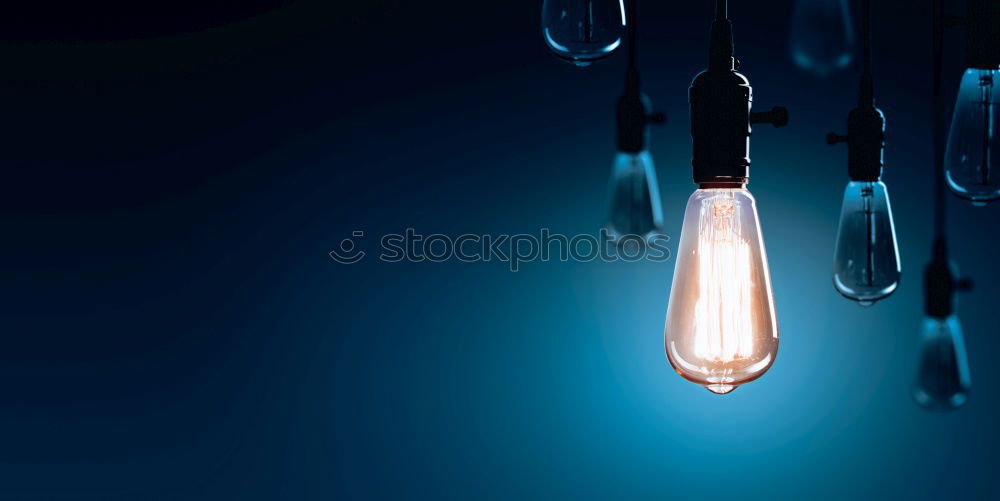 Similar – Image, Stock Photo Vintage incandescent Edison type bulbs