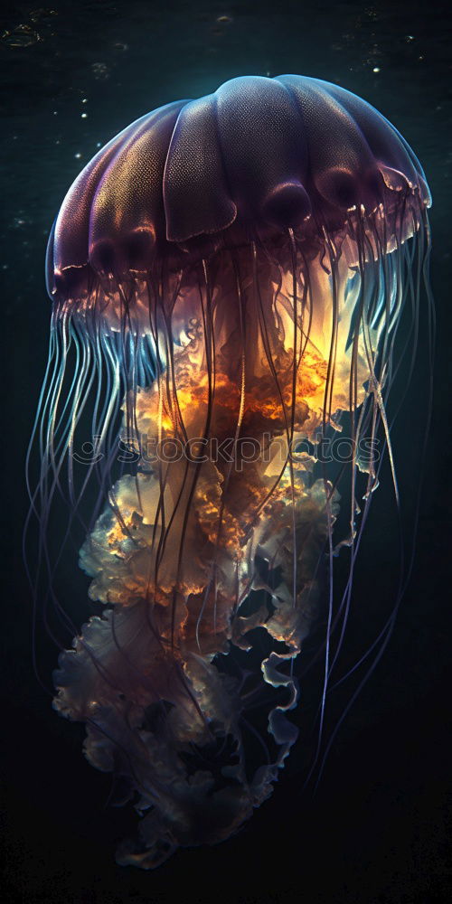 Similar – Image, Stock Photo Floating Jellyfish