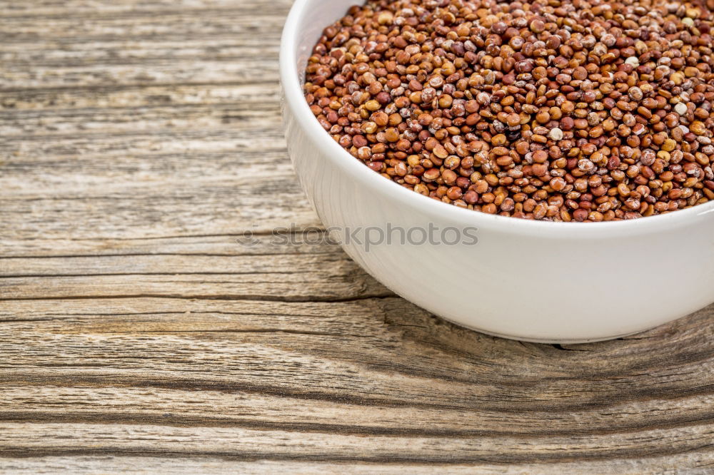 Image, Stock Photo peep Lentils plate lenses