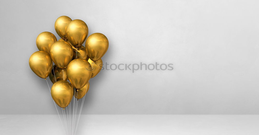Similar – Image, Stock Photo Festive balloons in gold, pink and white in a bouquet