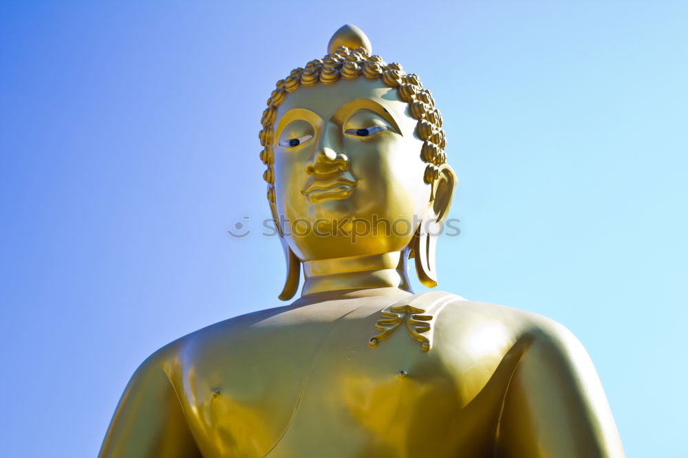 Similar – Image, Stock Photo Golden Buddha statue