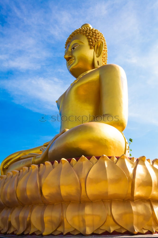 Similar – Image, Stock Photo Golden Buddha statue