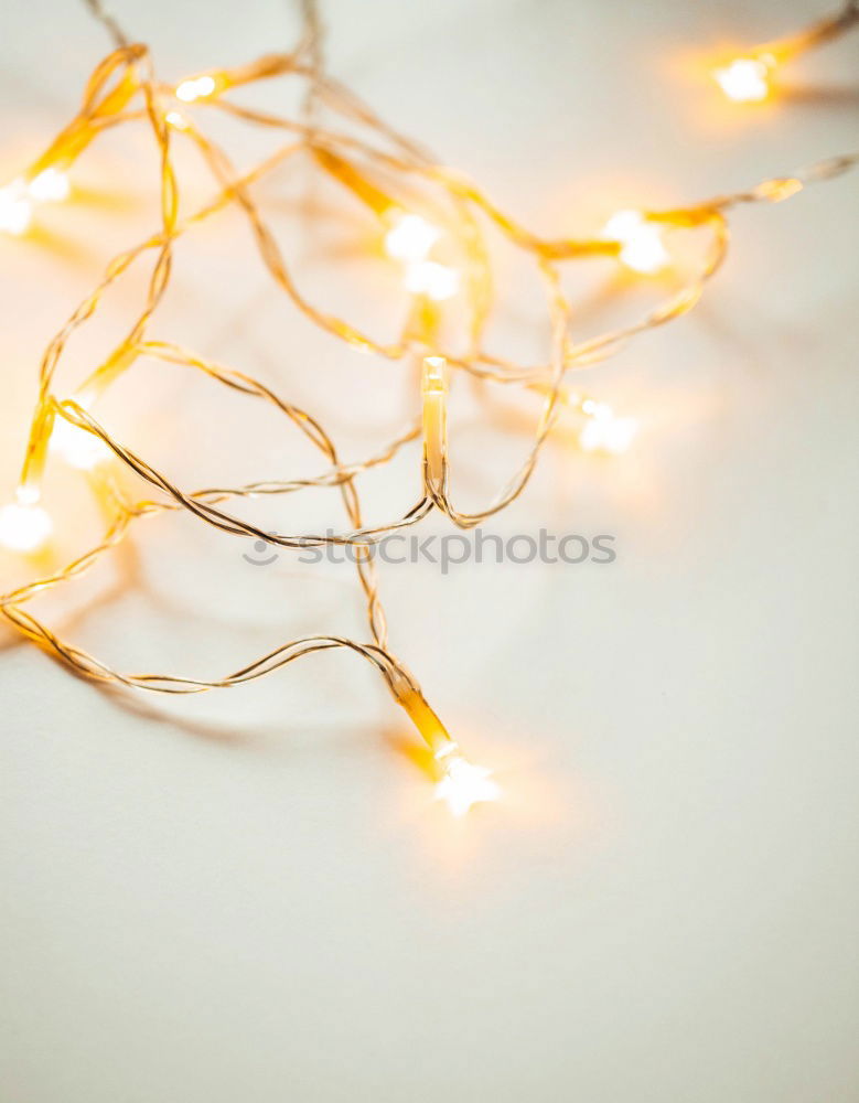 Similar – Image, Stock Photo Golden Hanging Christmas Ball