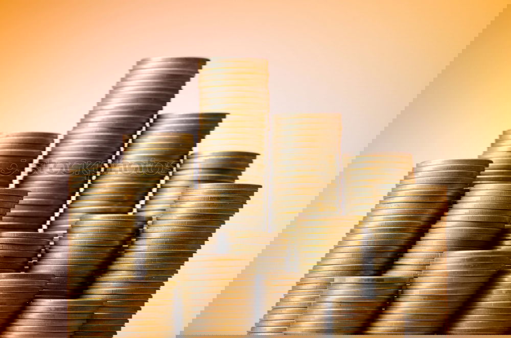 Similar – Image, Stock Photo Dispose of 1 and 2 cent coins