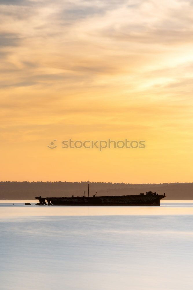 Similar – jetty Clouds Horizon