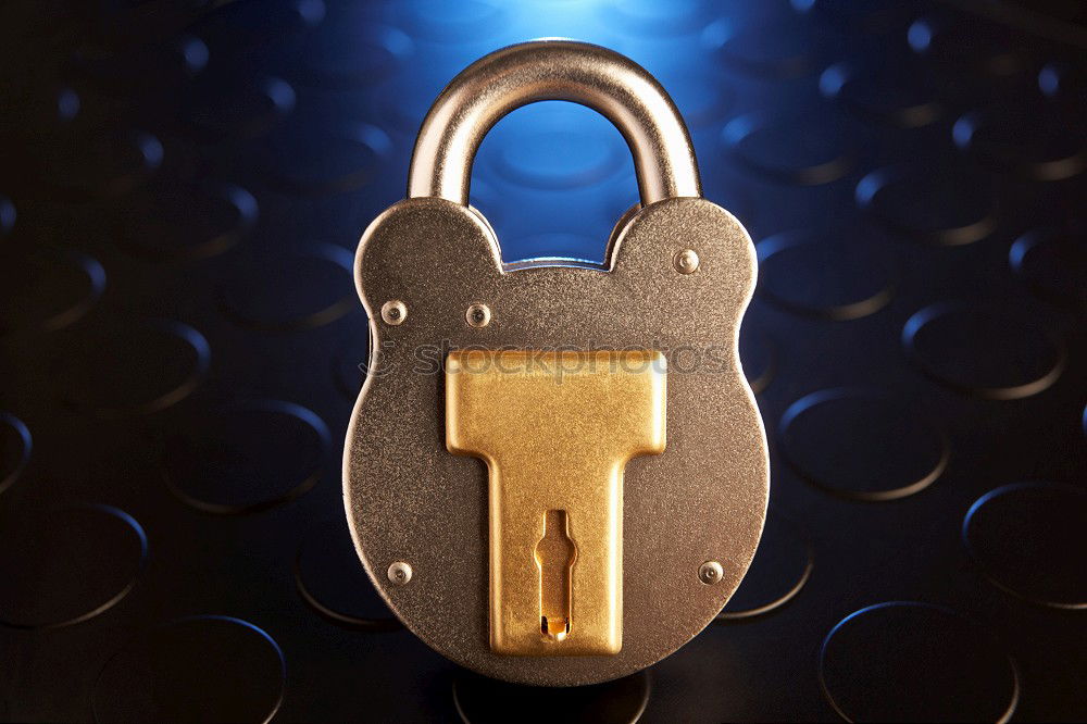 Similar – Image, Stock Photo Lock as a symbol for data protection & DSGVO