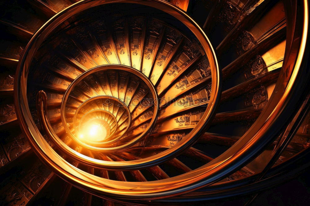 Similar – Image, Stock Photo spiral staircase