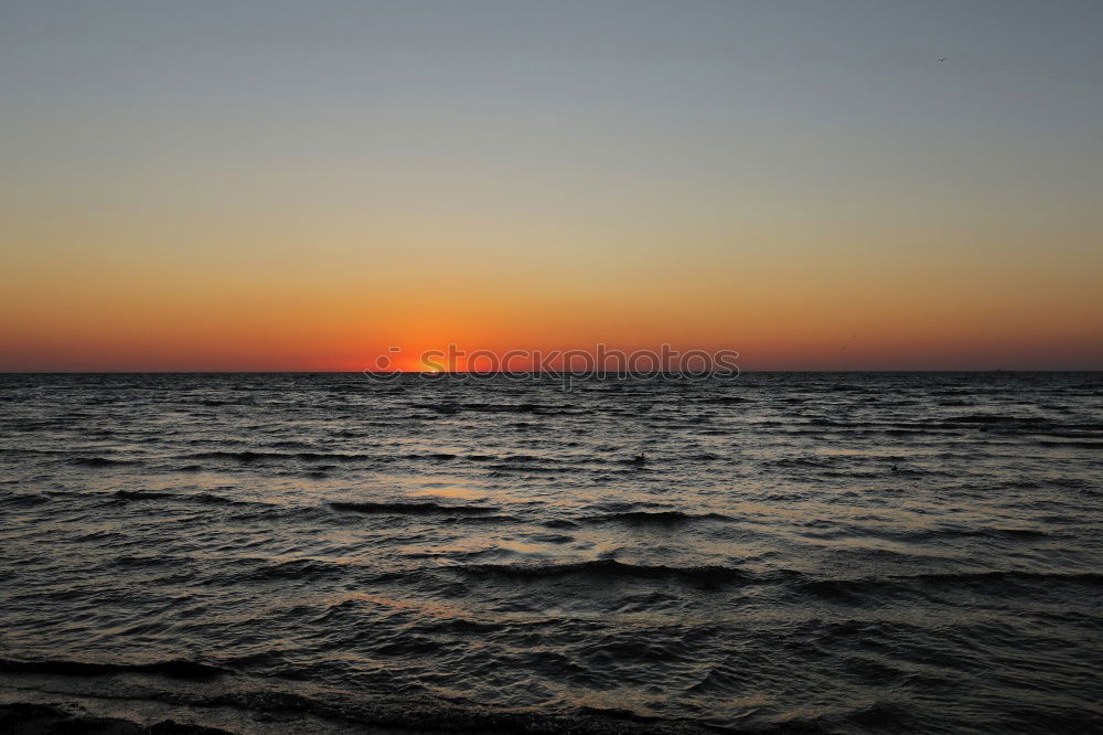 Similar – sundown Ocean Rügen Sunset