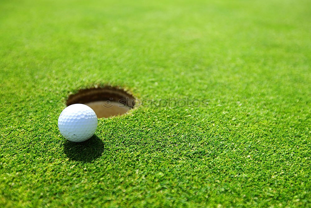 Similar – Image, Stock Photo Golf ball sunk Grass