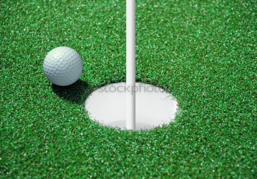 Similar – Empty golf field hole Golf