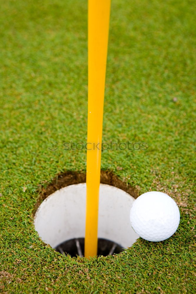 Similar – Empty golf field hole Golf