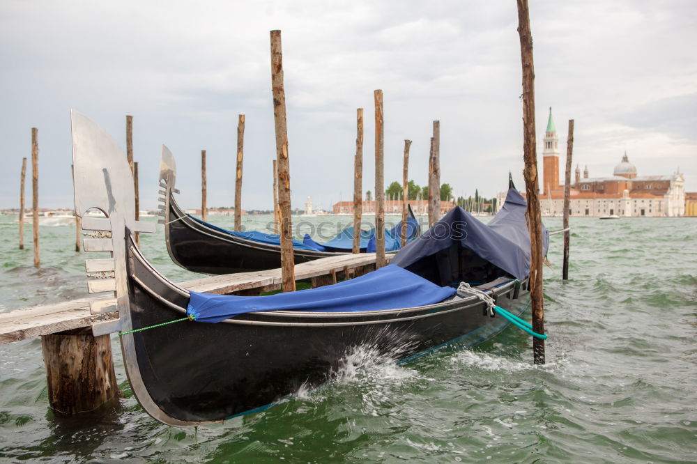 Similar – Gondolas and Church of San Giogio Maggiore in Venice