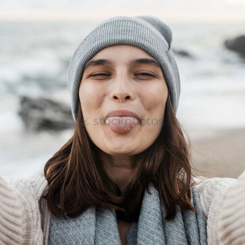 Similar – Young caucasian woman enjoying fresh juice