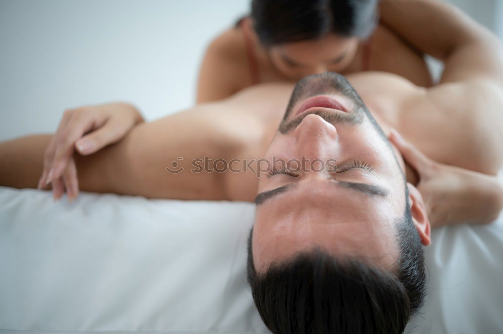 Similar – Image, Stock Photo Woman enjoying massage in Spa