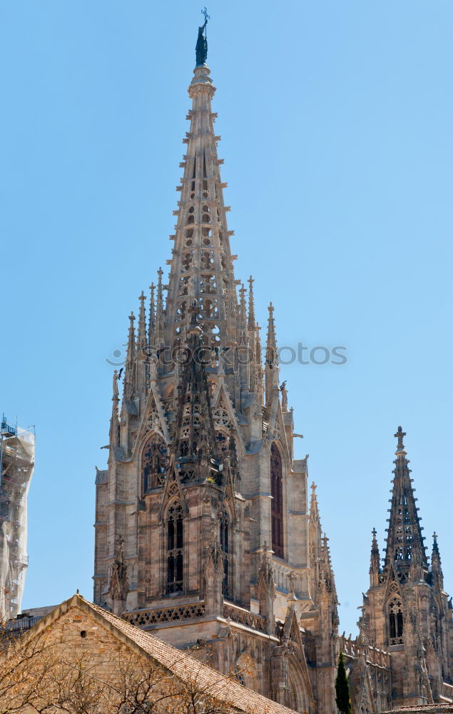 Image, Stock Photo Cathedral of the Holy Cross, Barcelona