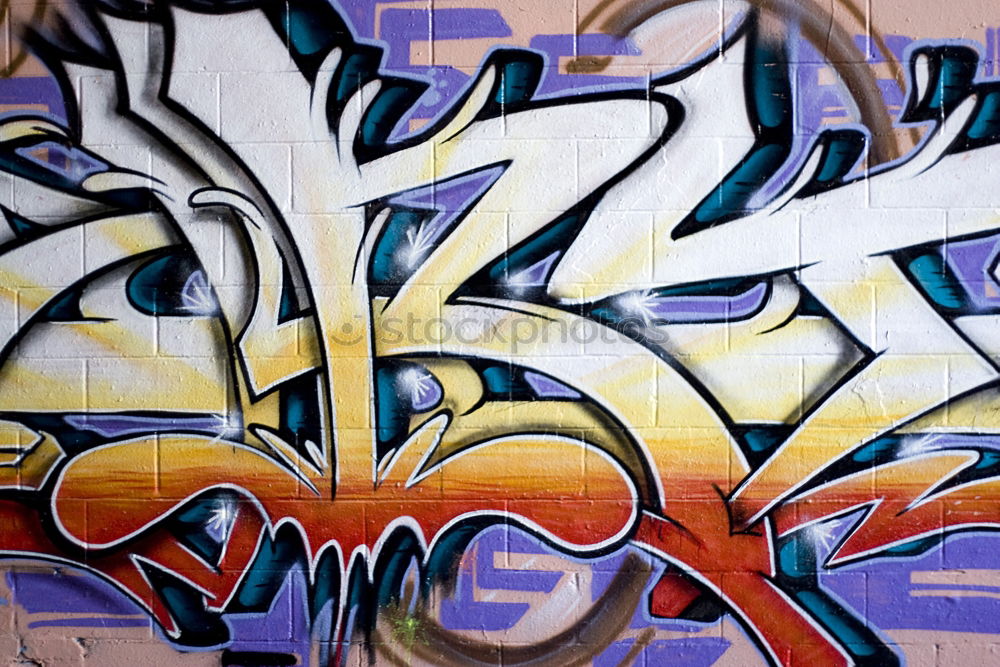 Similar – Graffiti Perspektive Stil