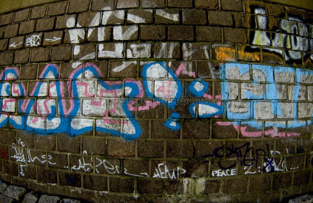 Image, Stock Photo Not quite abandoned building with graffiti