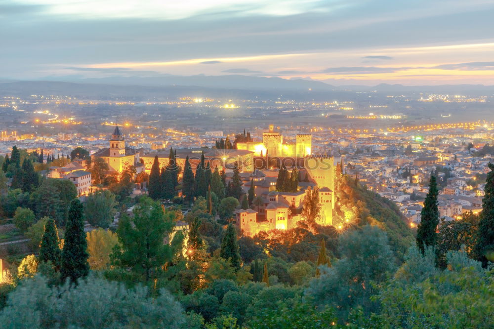 Similar – Image, Stock Photo Alhambra Spain South Green